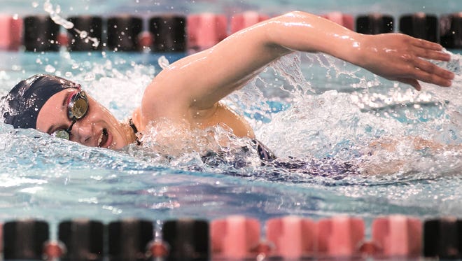 West York's Meghan French, seen here in a file photo, won a silver medal in the PIAA Class 2-A 500 freestyle on Thursday night.
