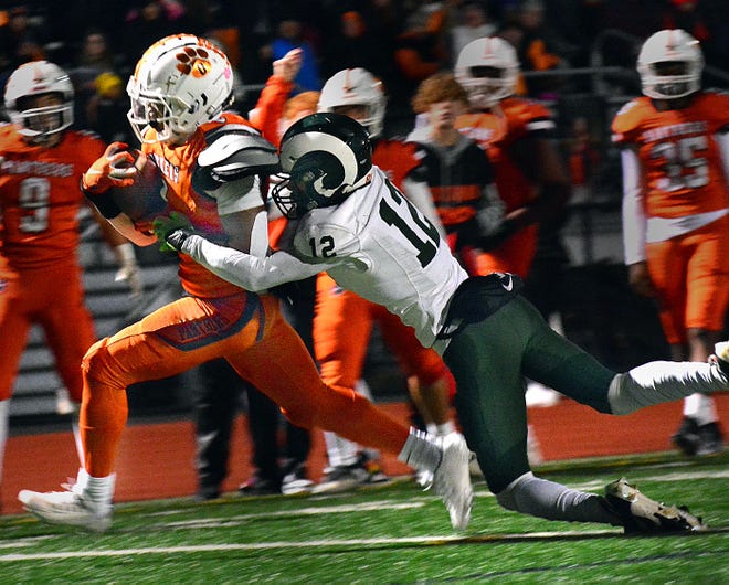 Central York football came away with a 42-34 win over Central Dauphin on Friday, Nov. 10, 2023, in Springettsbury Township.